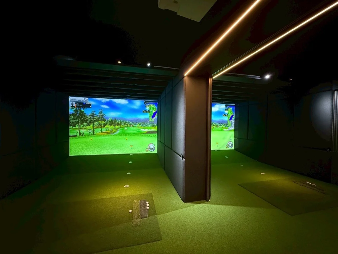 24/7 Hold-Golf 室內高爾夫模擬器空間